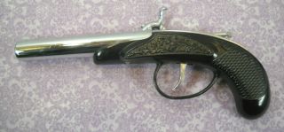 Vintage Pistol Gun Table Cigarette Lighter Japan Ornate Handle
