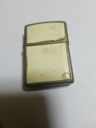 Vintage 1995 Zippo Solid Brass Lighter K Xi