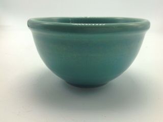 Vintage Coors Pottery Bowl Green 5 - 1/8” Mello Tone Nesting Mixing Sage Small