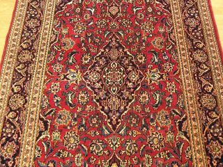 4.  2 X 6.  9 Hand Knotted Handmade Semi Antique Persian/oriental Rug _soft Wool