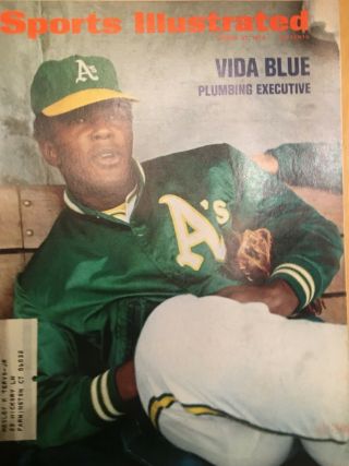 Sports Illustrated March 27,  1972 - Vida Blue