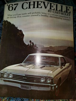 1967 Chevy Chevelle Sales Brochure 16 Pages