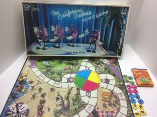 The California Raisins Collectible Vintage Board Game 1987 Official Licensed
