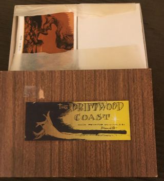 Vintage Driftwood Coast Elton Bennett 13 Blank Note Cards Plus 1 With Writing.