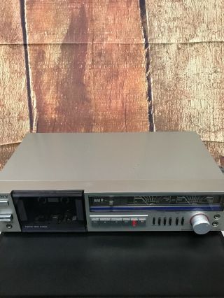 Vintage Sony Stereo Cassette Deck Tc - Fx2 Recorder L/r Mic - In Dolby I Ii Iii Iv