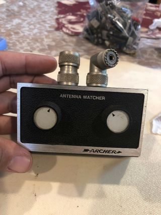 Vintage Rare Archer Antenna Matcher Cb Radio W/ Attachments
