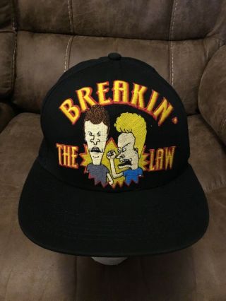 Vintage Beavis & Butthead Breakin The Law " Hat Cap