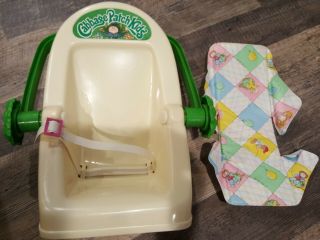 Vintage 1983 Coleco Cabbage Patch Kids Doll Baby Carrier Car Seat Toy USA Made 2