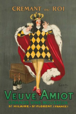 Veuve Amiot - (cappiello) - Vintage Poster (posters,  Wood & Metal Signs)