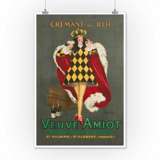 Veuve Amiot - (Cappiello) - Vintage Poster (Posters,  Wood & Metal Signs) 2