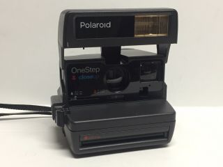 Vintage Polaroid One Step Close - Up Instant Camera With Flash Fully Operational