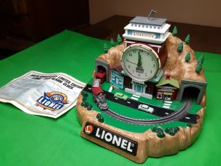 Lionel 100th Anniversary Talking Alarm Clock With Train And