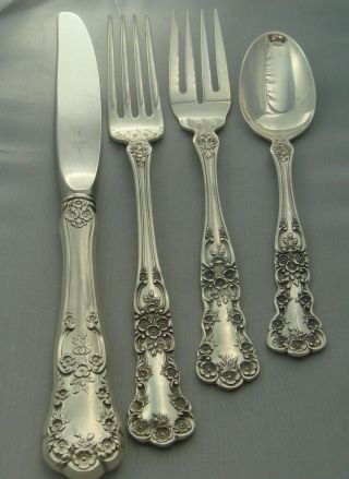 @ Gorham Buttercup Sterling Silver Four (4) Piece Place Size Settings
