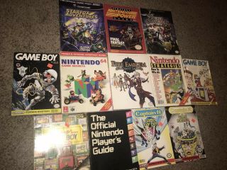 Vintage Nintendo Guides Game Boy Final Fantasy Captain N And More