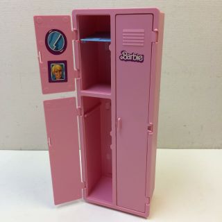 Vtg‼ 1984 Barbie Workout Center Gym Locker Only Pink Mattel • Vguc‼ • S/h‼
