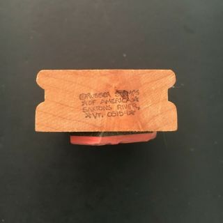 VINTAGE HAND HOLDING WOOD BLOCK Rubber Stamps of America Wood Rubber Stamp 3