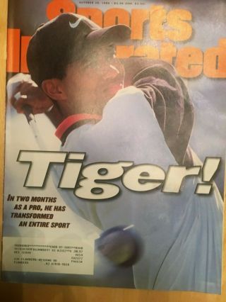 Sports Illustrated October 28,  1996 - Tiger Woods