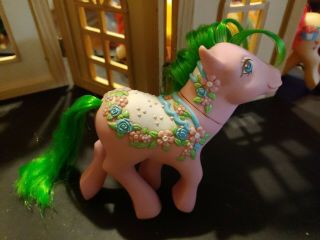 My Little Pony G1 Sunnybunch Vintage Merry - Go - Round Carousel Mlp 1988