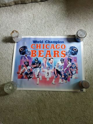 Vintage Chicago Bears Poster