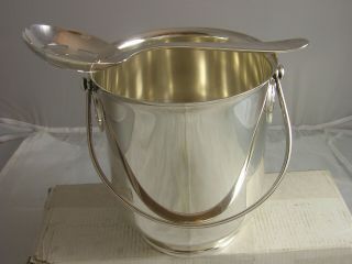 Quality Large Silver Plated Ice Bucket Very Useful And Unusual Item Christofle