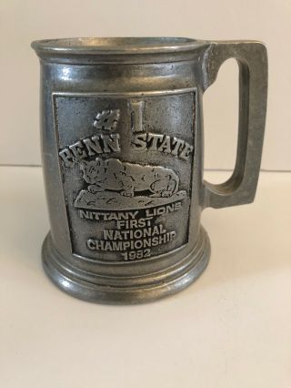 Penn State Cast Metal National Championship Tankard 1982