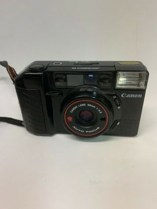 Retro Vintage Canon Film Camera Af35m Ii 35mm Point And Shoot 38mm F2.  8