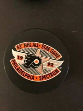 Philadelphia Flyers 1992 Nhl All Star Game Hockey Puck