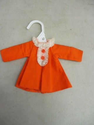 1972 Vintage Velvet Mia Dina Ideal Crissy Family Orange Jacket