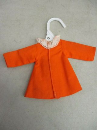 1972 Vintage Velvet Mia Dina Ideal Crissy Family Orange Jacket 2