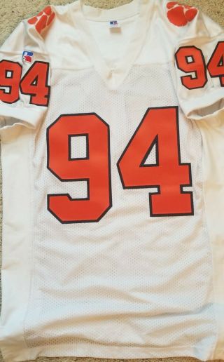 Clemson Tigers Game Worn Russell Jersey 94 Euc