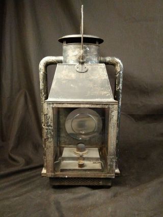 Antique Kerosene Tubular No 2 Sg&l Railroad Lantern Not Dietz C T Ham Stencil