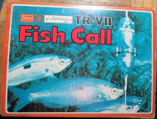 Vintage Sears Ted Williams Tr - Vii Fish Call Old Stock