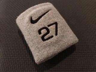 Trevor Story Nike Game Worn Wristband Armband Sweatband - Colorado Rockies