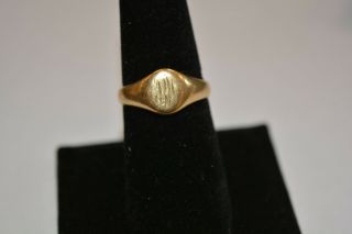Antique 18k Tiffany & Co.  Size 7 Family Initials Ring Old Hallmark