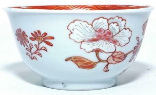 PERFECT CHINESE 18th C FAMILLE ROSE YONGZHENG GILDED TEA BOWL WITH FLOWERS 3