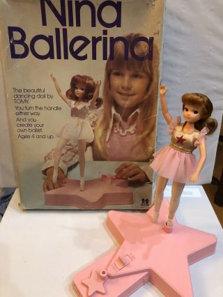 Vintage Tomy Nina Ballerina Doll No.  2001