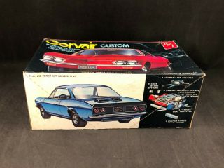 Vintage AMT ' 69 Chevy Corvair Custom 1:25 Scale Plastic Model Kit T159 2