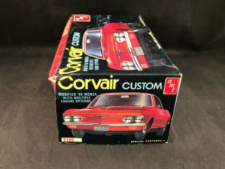 Vintage AMT ' 69 Chevy Corvair Custom 1:25 Scale Plastic Model Kit T159 3