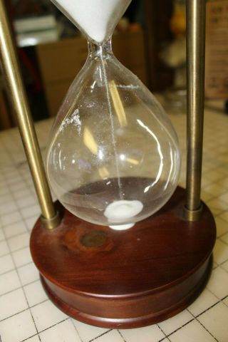Vintage Hourglass Decorative Sand Timer Old Fashioned Home Décor Metal Glass 14 