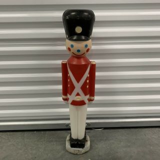 Vintage Empire 30 " Christmas Toy Soldier Nutcracker Lighted Blow Mold