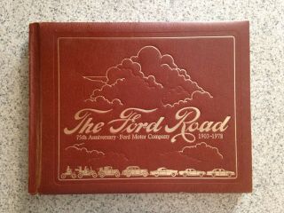 The Ford Road History Book 75th Anniversary 1978 Motor Company Henry Pictures