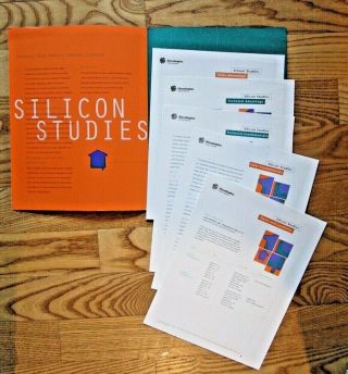 Vintage SILICON GRAPHICS SGI 1995 Silicon Studies Reseller Training Program KIT 2
