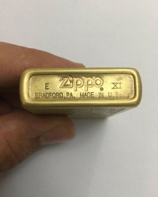Vintage Zippo Lighter E Xi Limited Edition Winproof Made In Usa