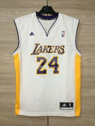 Los Angeles Lakers Kobe Bryant 24 Nba Adidas Basketball Jersey Shirt Size S