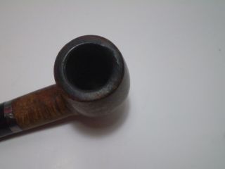 Old VTG Tobacco Pipe with 925 Stamped Silver Ring. 3