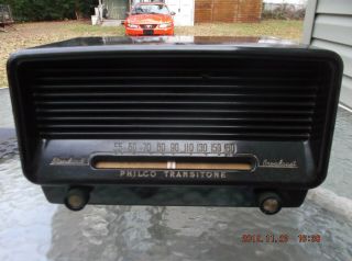 Vintage Philco Transitone Am Tube Radio Model 51 - 531 For Parts/restoration