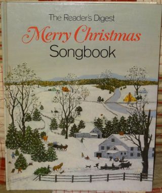 Vintage 1981 " Merry Christmas " Readers Digest Songbook Sheet Music S/h