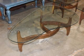 Vintage 1960s Teak & Plate Glass Coffee Table set of 3 Tables VERY RARE SET 2