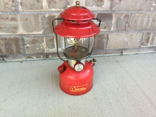 Vintage Coleman 200a Red Lantern Sunshine Of The Night - 5 - 1967
