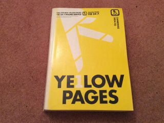 Vintage Yellow Pages - Cambridge 2004/05